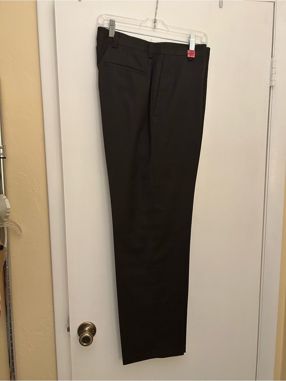 Kenneth Cole Men's Black Dress Pants - Straight Leg